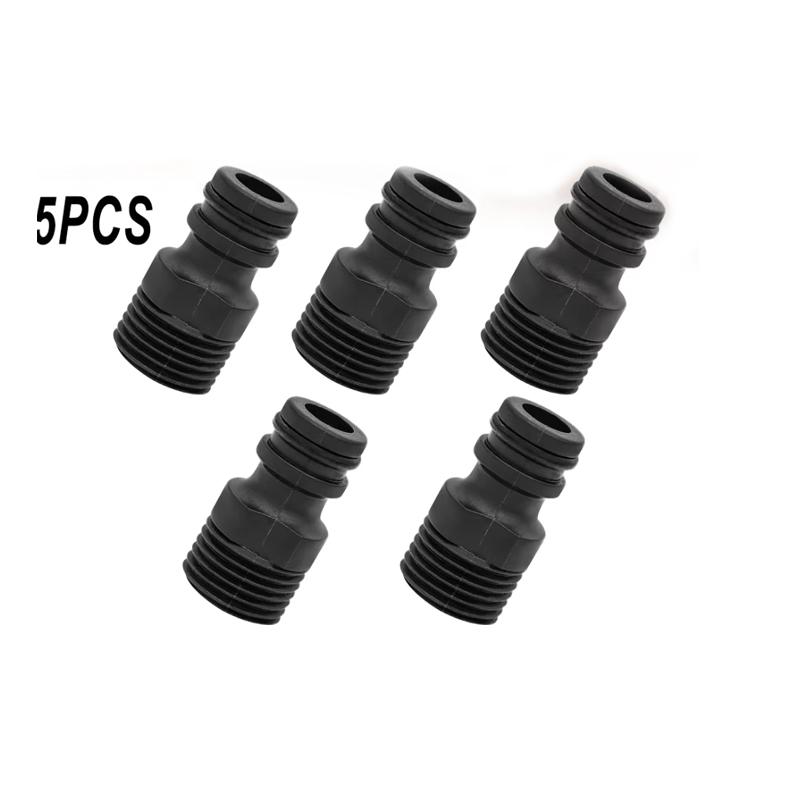 2Pcs BSP Threaded Tap Adaptor Garden Water Hose Quick Pipe Connector Fitting Universal Hose Pipe Extension Accessories