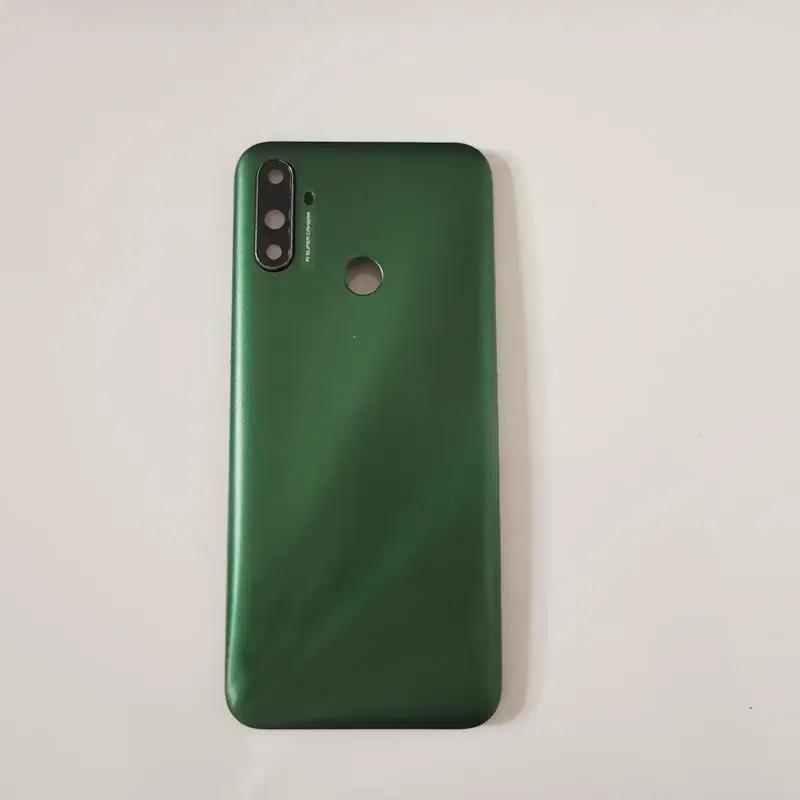 Novaphopat Per Realme C3 RMX2020 Cover Posteriore Sportellino Batteria Pannello Posteriore Scocca Posteriore Con Lente Fotocamera e Cornice Pulsante Chiave Laterale
