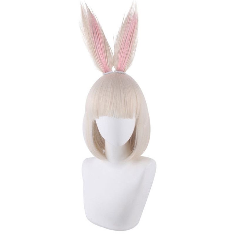 Anime Beastars Haru Cosplay Costume White Rabbit Fancy School Uniform Wig Suit