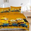 Minions Selfie Fun Moment Print 3Pcs Bedding Setduvet Cover With 2 Bedropillowcase Home Birthday Gift
