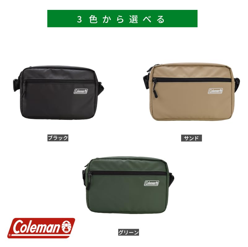 Etsumi Coleman Camera Coleman Mini Shoulder with Back Pocket and Two Black & Bag, Bag, 3.6L, Dividers, VCO-8766,