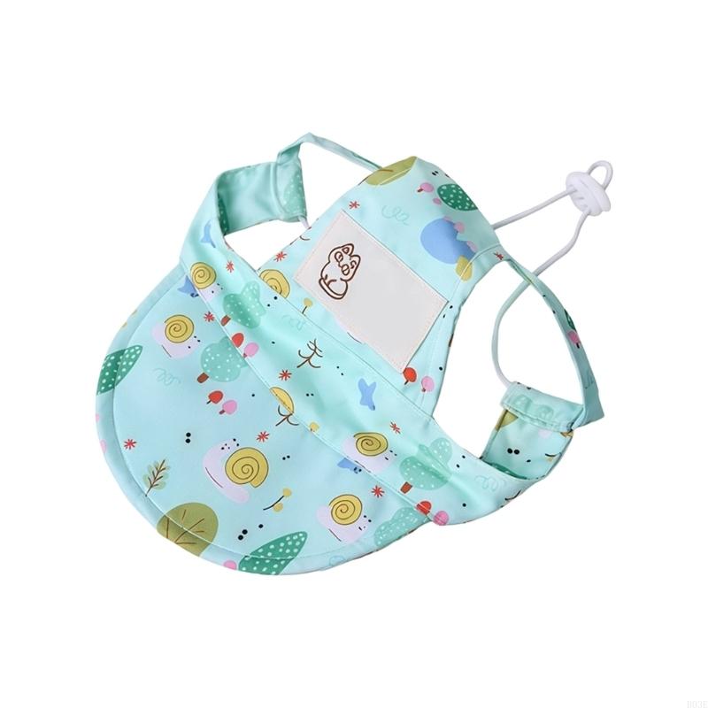 Pet Sun Protective Hat For Dog And Cats Adjustable Breathable Fabric Baseball Cap With Ear Holes For Outdoor Activity B03E