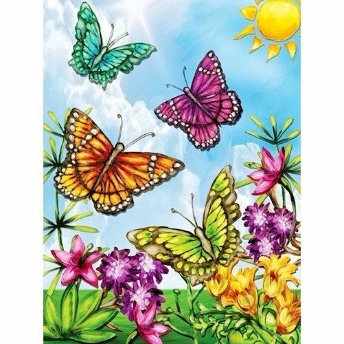 DIY 5D Full Diamond Embroidery Flower Diamond Mosaic Butterfly Diamond Painting Animal Rhinestones Pictures Display Gift Home