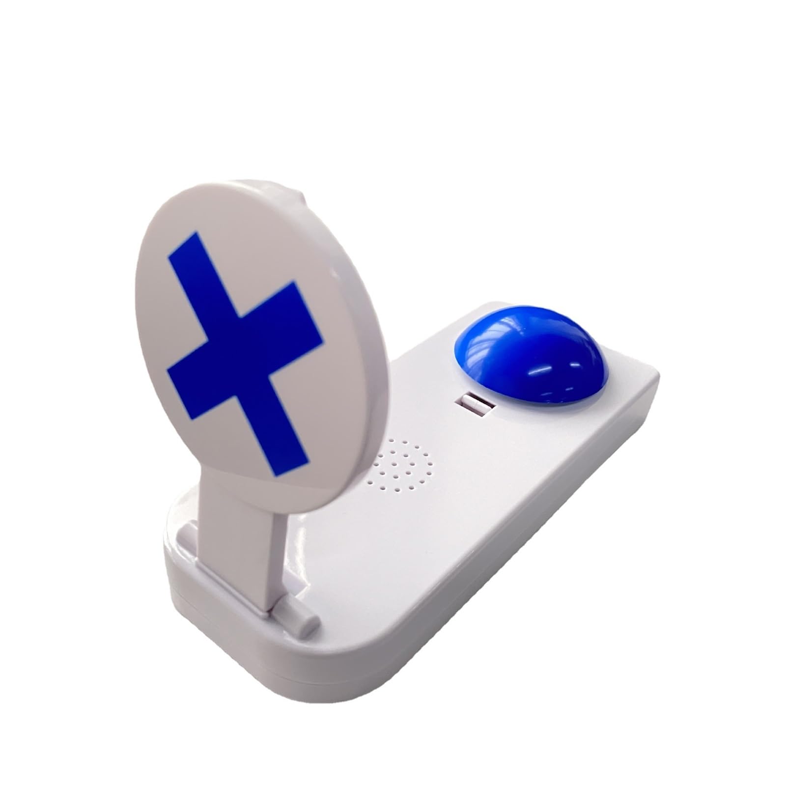 

CAWKAY Ping Pong Buzzer, Marble Red and Blue Set, Quick Press, Answer, Quiz Buttons, Ping Pong, Ping Pong, Boo Party (1 Blue Button)