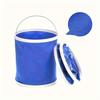 1PC/13L Multifunctional Folding Bucket Shrink Bucket Car Convenient Outdoor Folding Bucket Fishing Bucket for Car Washing