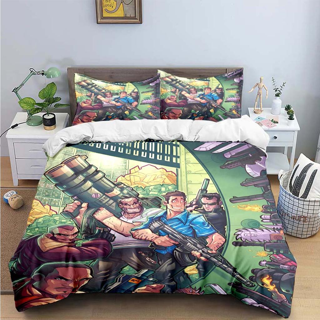 Fashion Classic Exciting Game G-GTA Print Bedding Sets Bed Supplies Set Duvet Cover Bed Comforter Set Bedding Set Luxury Gift