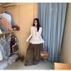 Women's Slim Fit White Lace Patch Long Sleeve T-Shirt - 2026 Spring/Autumn Collection