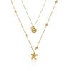 Ocean Necklace Anklet Set Natural Shell Starfish Pearl Jewelry Fashion Accessories Gift Box