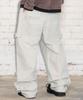 XTONZ Xp343 Multi-Stitch Washed Cotton Wide Work Pants (Oatmeal)