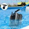 4Pcs Robotic Pool Cleaner Hook Universal Swimming Pool Vacuum Robot Telescopic Pole Hook Replacement Parts Accessories Black
