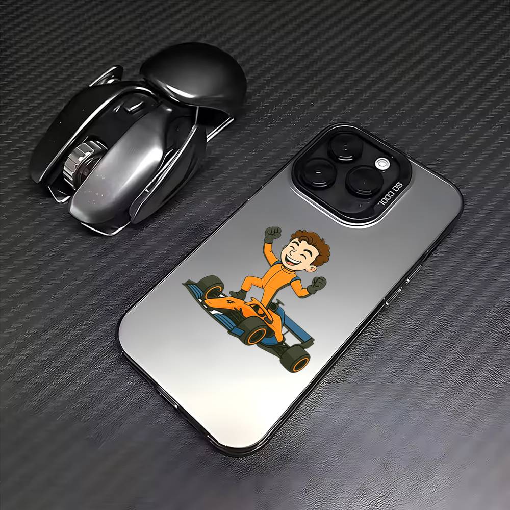 

L-Lando N-Norris Phone Case For iPhone 17,16,15,14,13,12,11 Plus,Pro Max,Colored Silver Phone Case iPhone17
