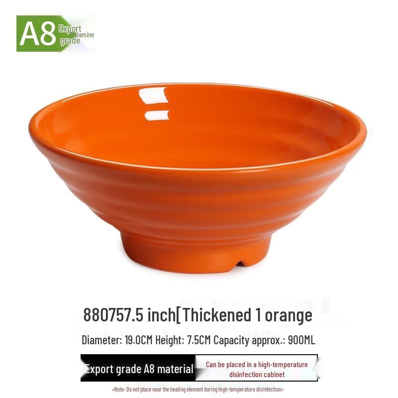 HANDUNYOU Commercial Drop-Resistant Plastic Soup Bowl Set