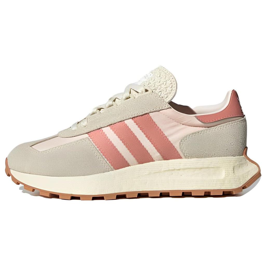 Adidas Originals Retropy E5 Comfortable Versatile Slip Resistant Durable Low Top Lifestyle Casual Shoes Women sneaker Pink Brown IE7728