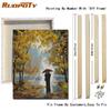 RUOPOTY Digital Painting Autumn Scenery Canvas Painting Digital Painting Couple Suit Hand-painted Unique Gift