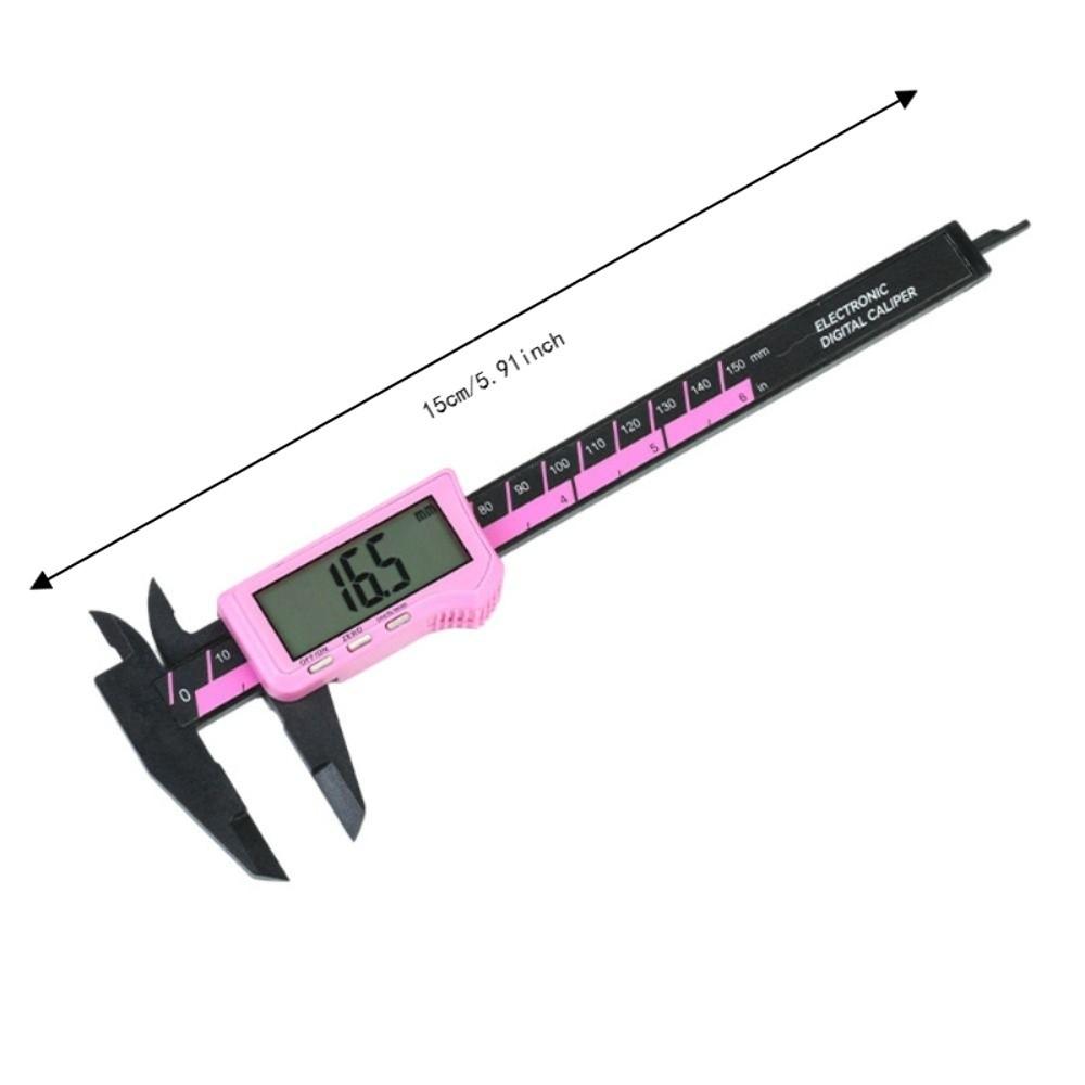 Digital Display Digital Caliper Small-sized High Precision Electronic Vernier Caliper Portable Pink Mini Digital Vernier Caliper