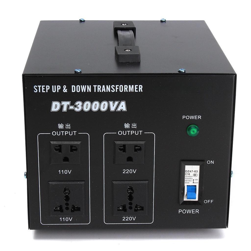 2000W Step Up / Step Down Transformer Heavy Duty Voltage Regulator Converter Power Transformer 50Hz / 60Hz Converter 220V Auf 110V