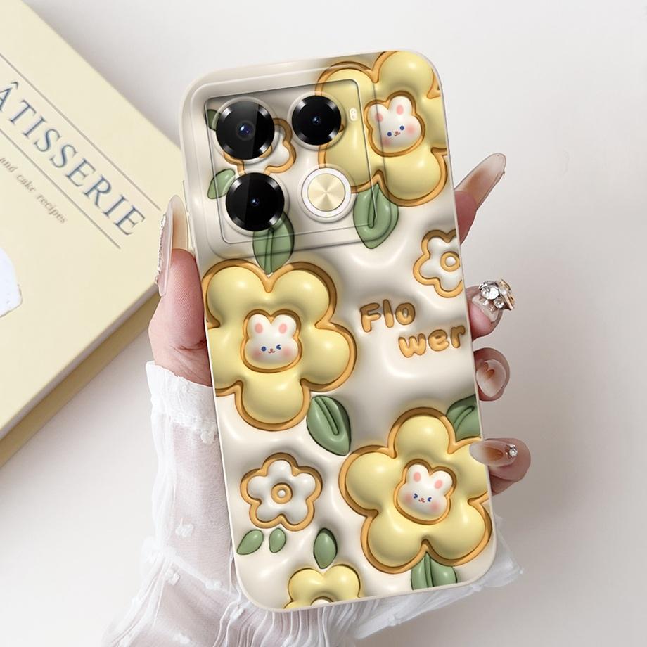 For Infinix Note 40 Pro Plus Coques Cover Luxury Liquid Silicone Soft Phone Case For Infinix Note 40 Pro 4G 5G Capa Women Style