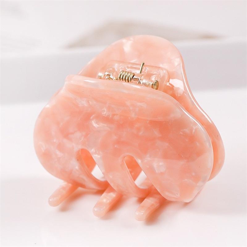 Fashion Rhombus Acetate Hair Claws Colourful Ponytail Hair Accessories Acetic Claw Clips For Women Or Girls