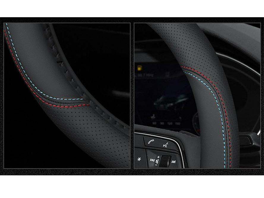 MG Steering Wheel Cover for MG6, HS, MG5 New Energy, MG3SW, MG3 Navigator, ZS, Roewe - Suede Handle Cover