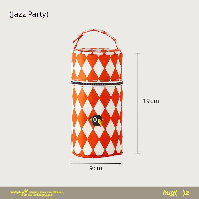 

Mideer Milu Pencil Case Good-looking Ins Style Primary School Stationery Box Large Capacity Portable Pencil Box for Boys and Girls Universal Encompanying Pencil Case-Jazz Party