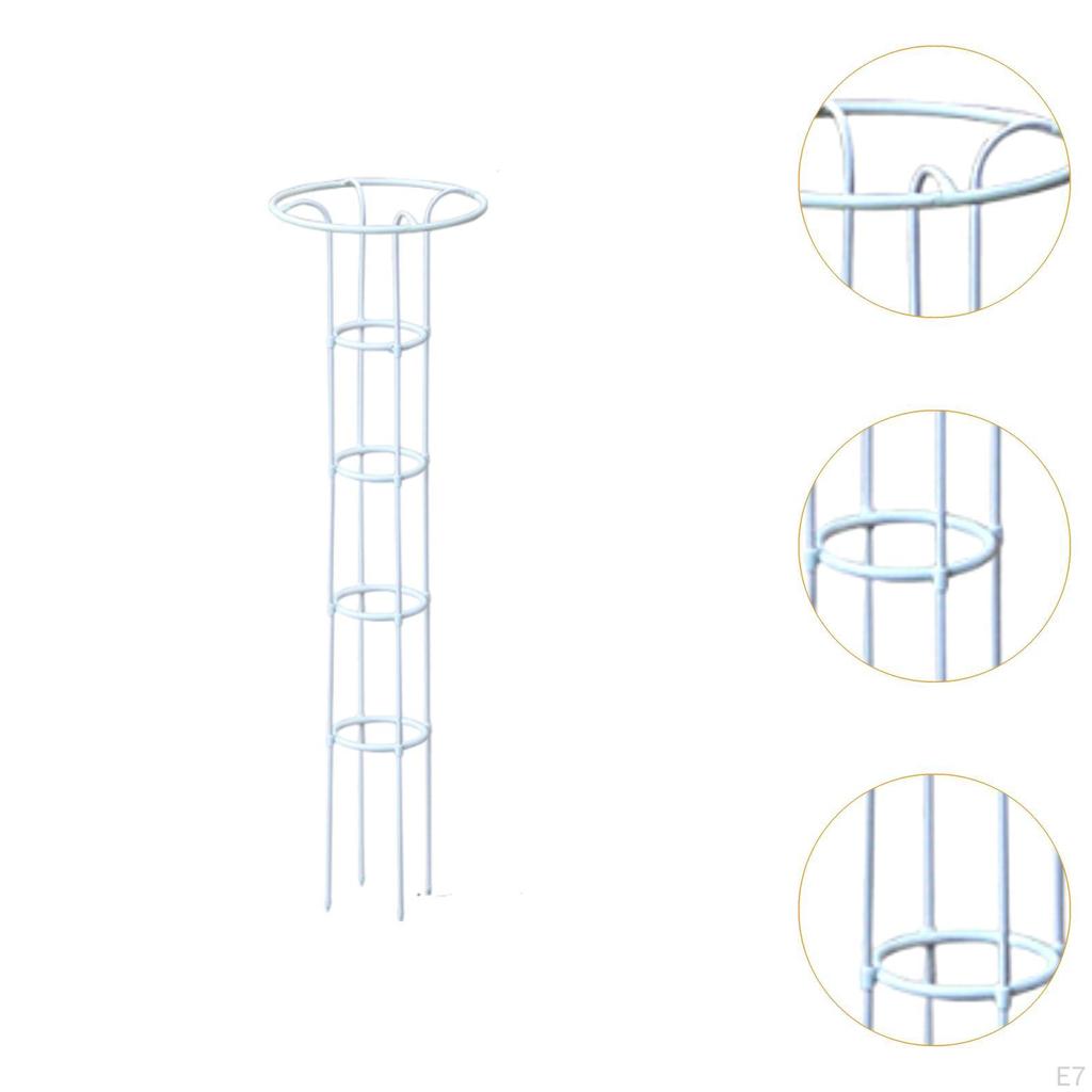 Gartenobelisk Rankgitter Gartenarbeit Klettergerüst Blumenständer Werkzeuge Vertikaler Schirm für