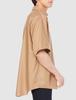 Lee Official Short Sleeve Size Men's Button-Down Shirt, Beige, M, LS1361-145