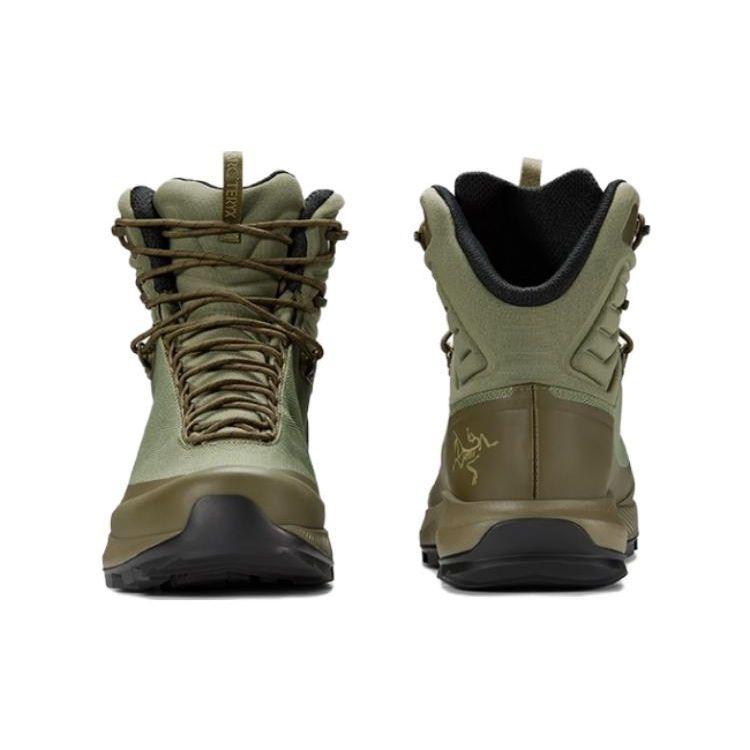 Arcteryx Aerios AR Sports Comfortable Mountaineering Hiking Slip-Resistant Durable High-Top Outdoor Functional Shoes Unisex Shoes Green L07723100