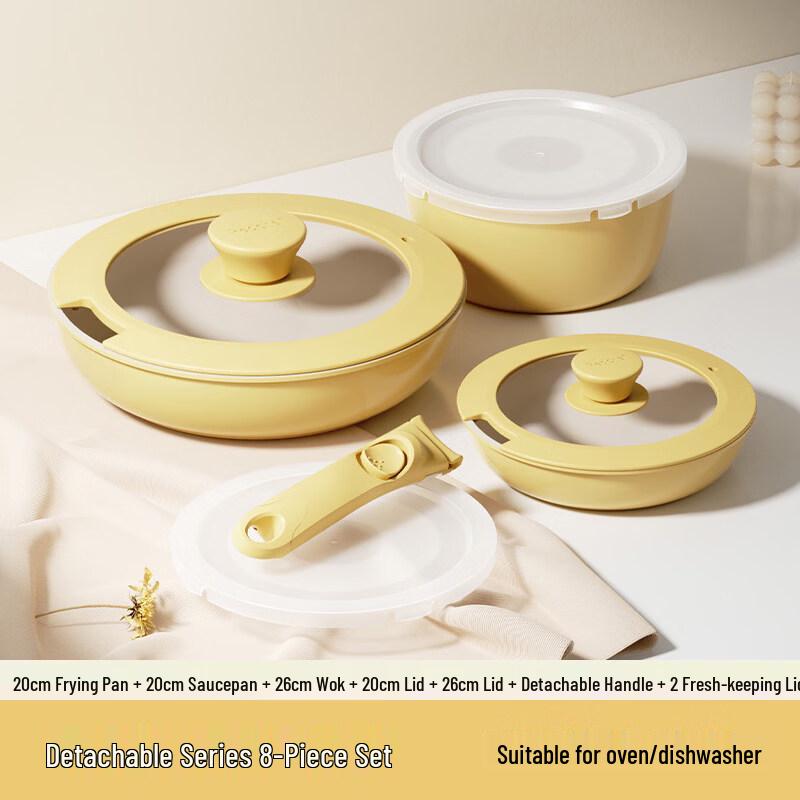 REDCHEF Detachable Ceramic Cookware Set