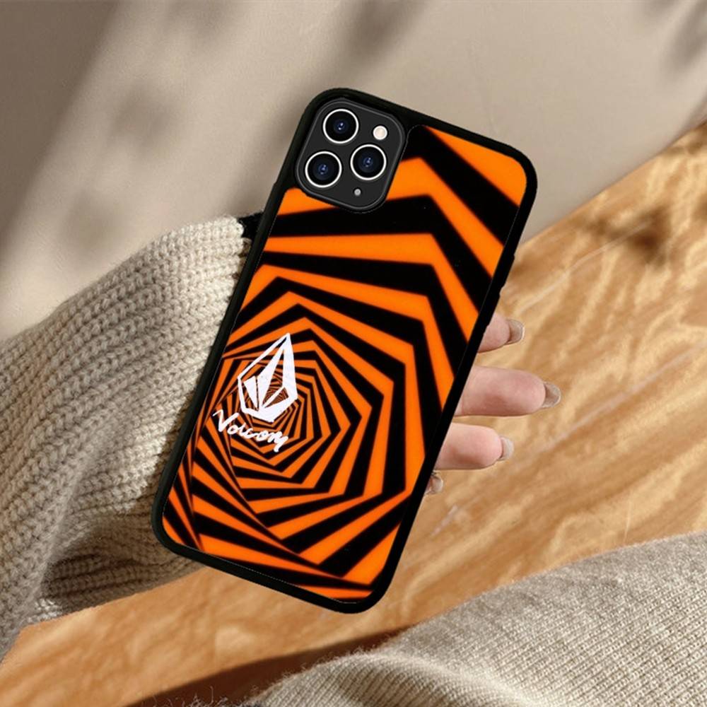 

L-Luxury V-VOLCOM-S Phone Case Silicone PC+TPU For For IPhone 11 12 13 14 15 16 Plus Pro Max Cover iPhone 15 pro