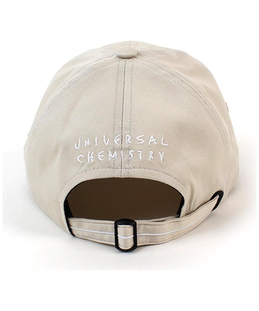 Yunibeosyeolkemiseuteuli Back Logo Cotton Beige Ballcap