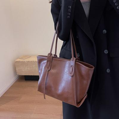 Premium Retro Large-capacity Bag Women's New Shoulder Bag Commuter Bag Fashion Tote Bag