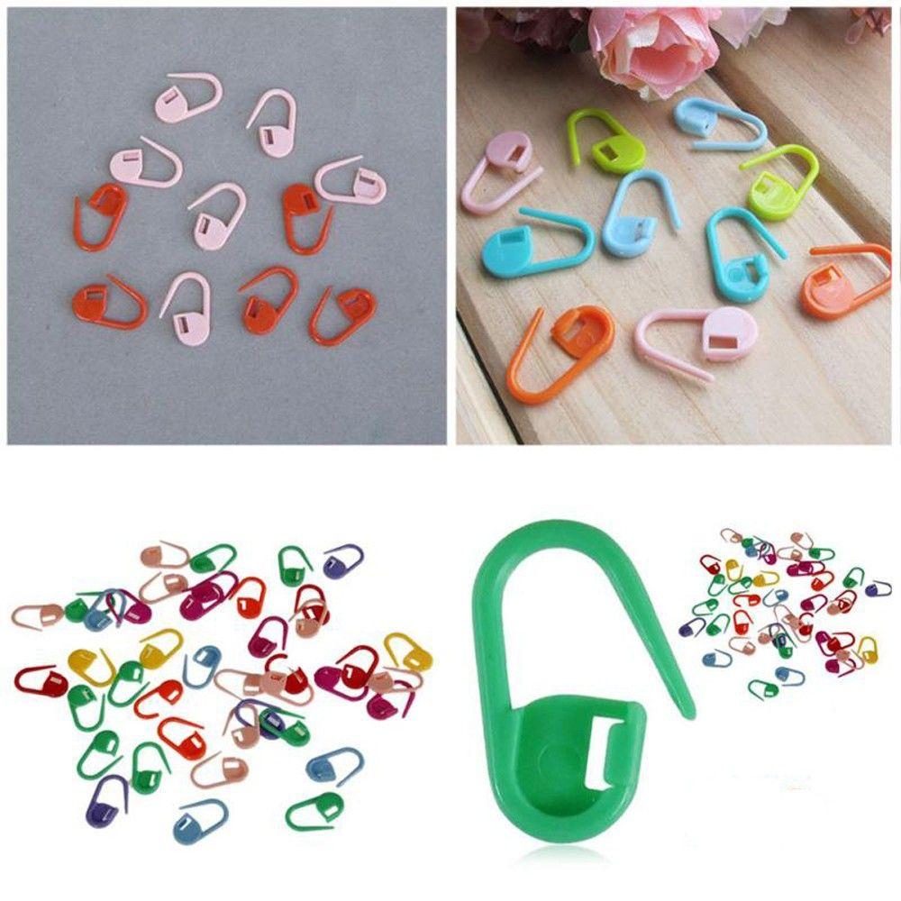 

Высококачественный разноцветный пластиковый зажим для вязания крючком, зажим для игл, держатель для маркеров стежков