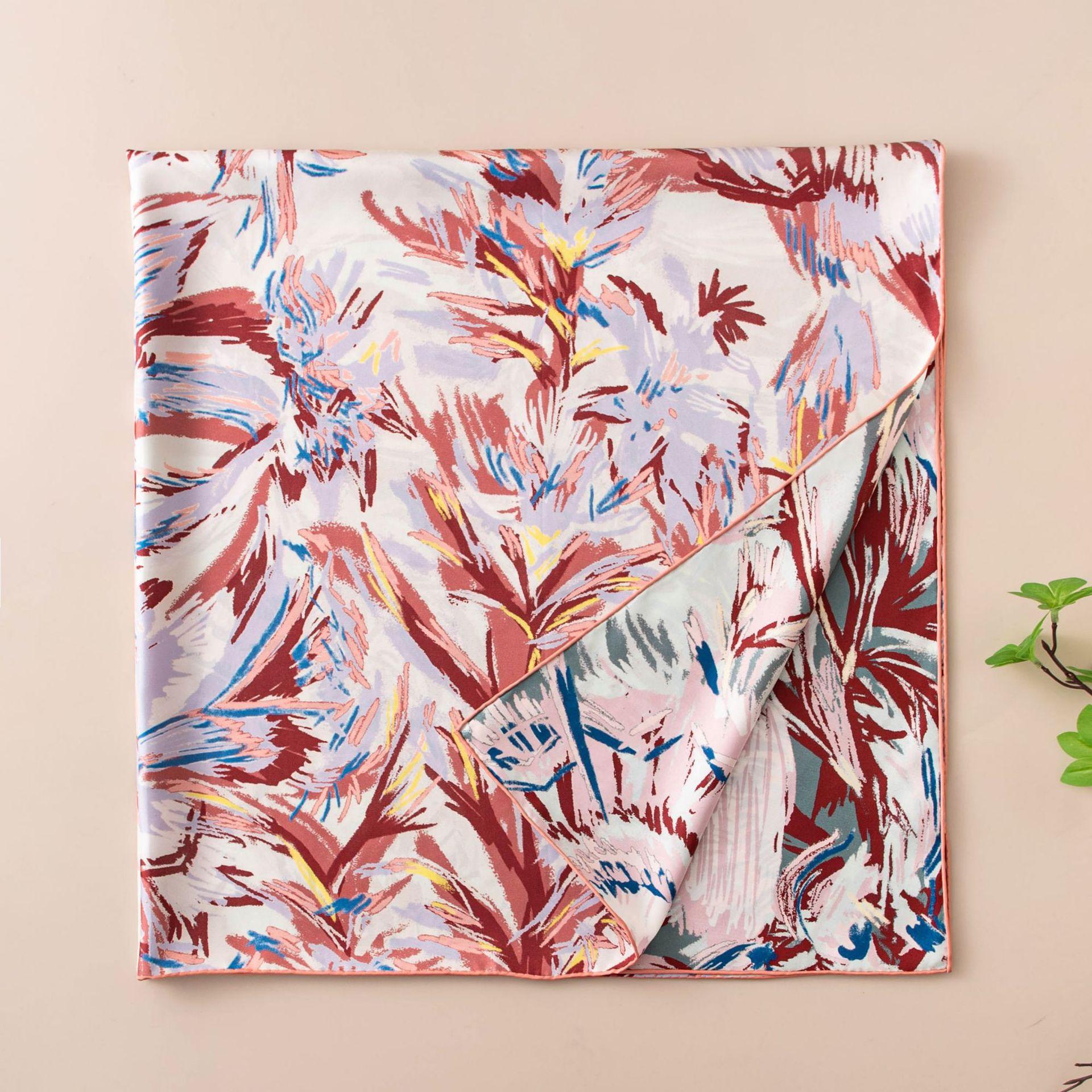 Mulberry silk scarf square scarf Mother s Day birthday gift silk silk scarf gift box high-end souvenir