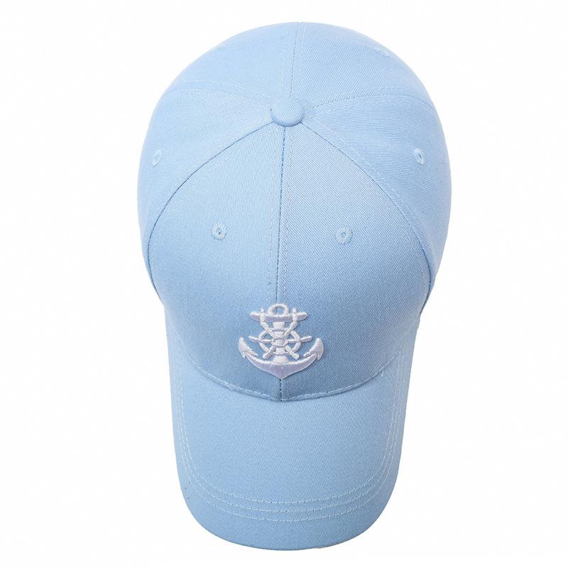 Spring and Summer Sun Protection Hats, Versatile for Couples, Embroidered Student Sports Caps