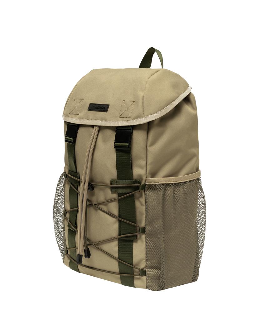Kaneitei Nomad Two-Touch Drawstring Backpack (Beige)