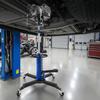 VEVOR Hydraulic Transmission Jack, 1660 lbs / 0.75 Ton Lifting Capacity Telescoping Transmission Jack with Foot Pedal, 360 degrees Swivel Wheel