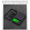 Digital Pocket Scale 1000g x 0.01g Weigh Gram Scale Mini Scale with Backlit LCD 7 Units Tare Battery Included Black for Kitchen