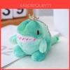 Soft Plush Dinosaur Keychain Adorable Stuffed Toy For Bags And Backpacks Cute