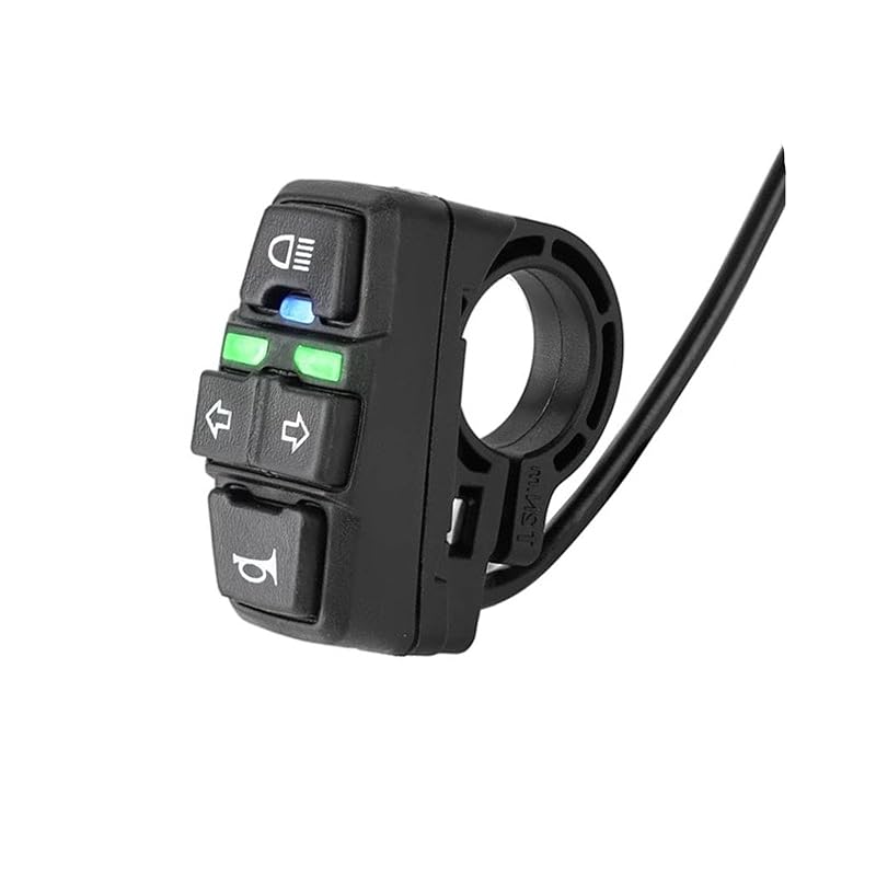 Универсальный переключатель света и гудка для электровелосипеда, переключатель поворотников 3 в 1, переключатель головного света мотоцикла, переключатели включения/выключения поворотников для 3-in-1 switch DK336