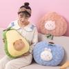 Cartoon Fruit Peach Throw Pillow Plush Toy Doll Avocado Blueberry Doll Home Sofa Pillow Rag Doll