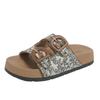 New Thick-soled Women's Shoes One-shoulder Soft-soled Beach Sandals