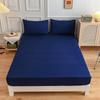 Solid Color Simple Sanded Bedspread Hat Pillowcase Set Single Double Sizes for Home Available for Cross-Border  Amazon