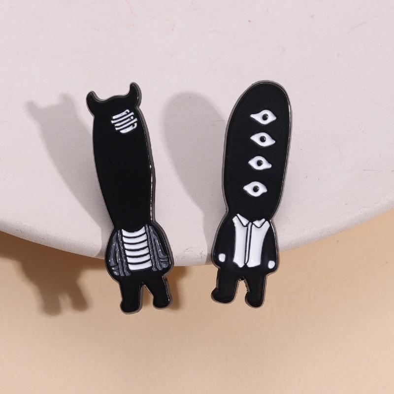 Goodnight Pung Pung Enamel Pins Custom Japanese Anime Brooches Lapel Badges Cartoon Jewelry Gift for Fans Friends