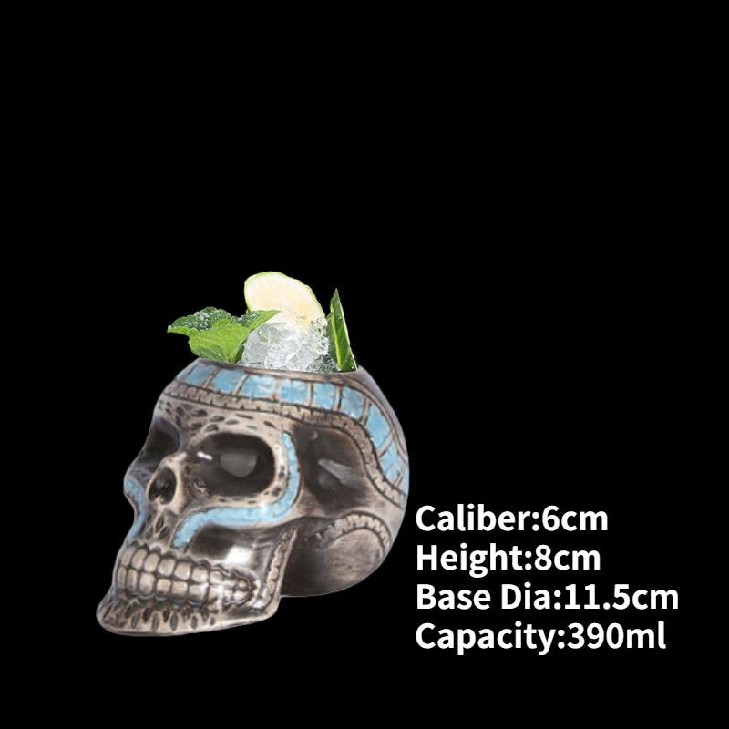 

Hawaii Ceramic Tiki Mug Creative Cocktail Cup Easter Island Tiki Mugs Halloween Gift for Bar Tool 250-750ml