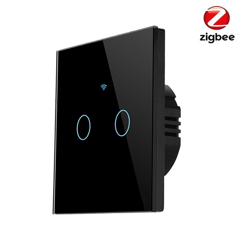 European Standard Zigbee Smart Touch Switch: Live/Neutral or Single Live Wire, App Controlled