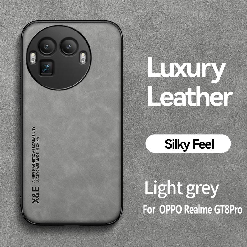 Magnetic Leather Phone Case For Realme GT8 Pro GT8 Pro RealmeGT8Pro Shockproof Silicone Soft Case Cover