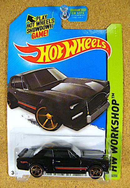 Hot Wheels 2013 Nissan Skyline Black Hakosuka SKYLINE H/T 2000GT-X