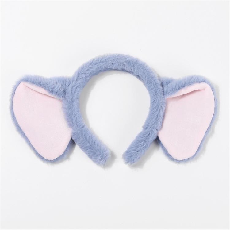 Soft Elephant Plush Headband for Children Fashion Hairpieces Ornament for Makeup Application and Skin Care Routines