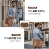 Crazy Horse Leather Business Briefcase High-end Minimalist Mailman Bag Genuine Retro Laptop