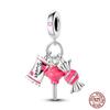 Fruit Food Charms Plata De Leyoriginal Strawberry Avocado Dessert Cake Charm Beads For Women Bracelet Accessory Diy Jewelry